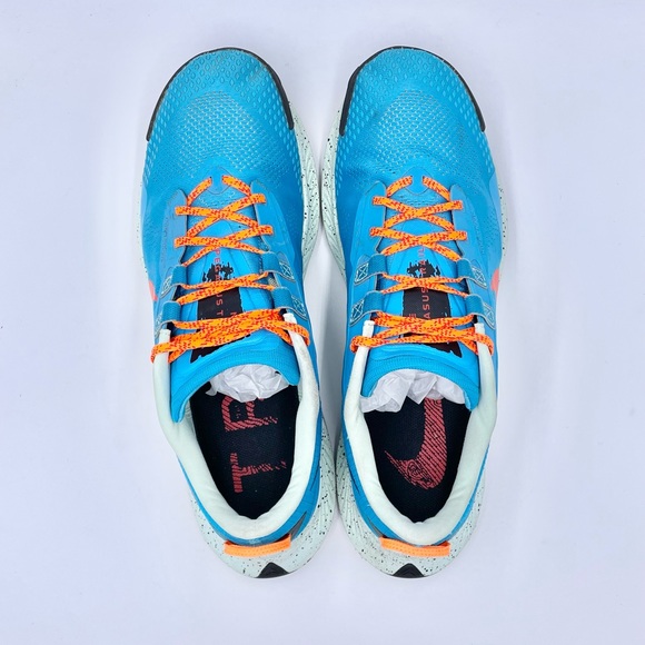 Nike Pegasus Trail 3 Laser Blue Habanero Red DA8697-400 Running Shoe Men’s Sz 15 - Picture 9 of 11